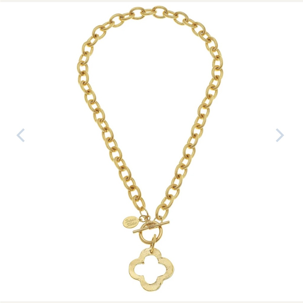 Susan Shaw Clover Necklace